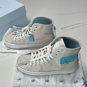 Chiara Ferragni high top sneakers, US size 8